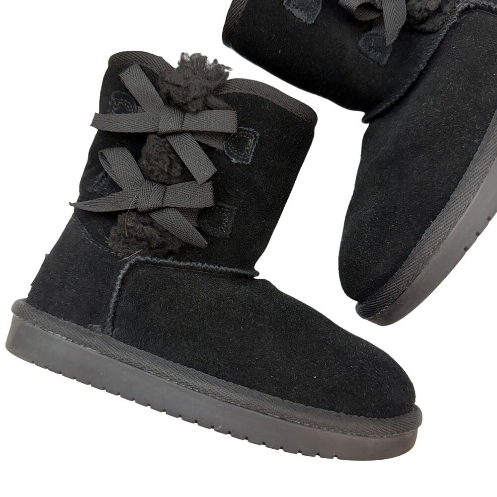 Koolaburra by UGG Black K Victoria Short Boot Girls 13 - Picture 3 of 8